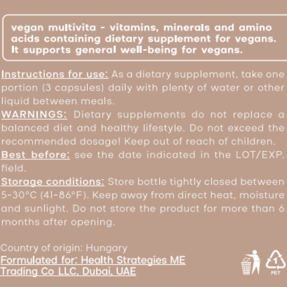 Vegan multivita capsules