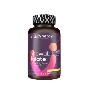 Chewable Folate tablets - Pineapple flavor