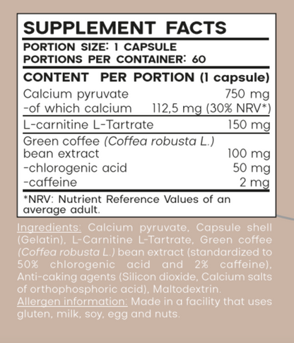 Pyruvate Plus capsules