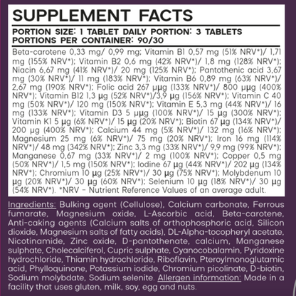 Pregnant vitamin complex tablets