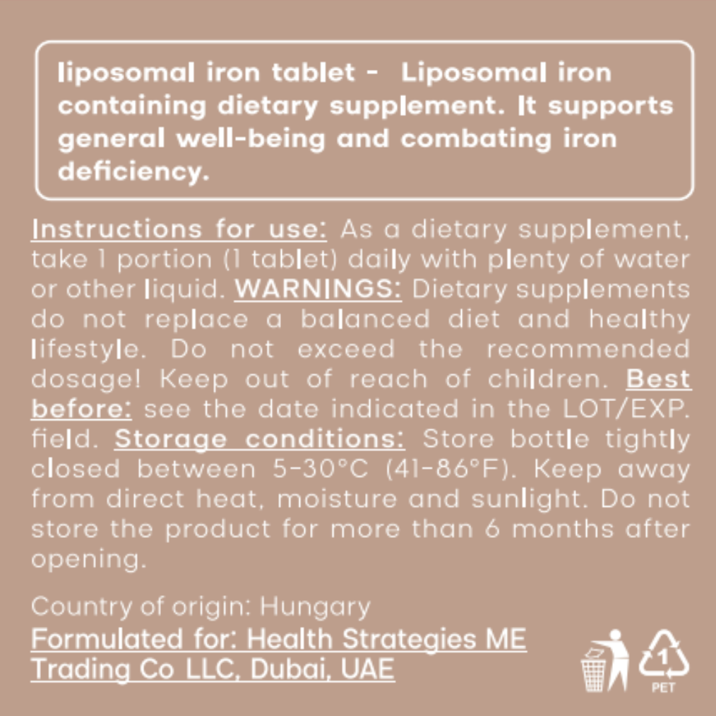 Liposomal Iron tablets