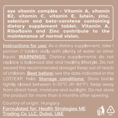 Eye vitamin complex