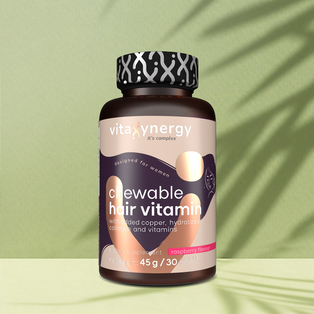 Chewable hair vitamin - Rapsberry flavor