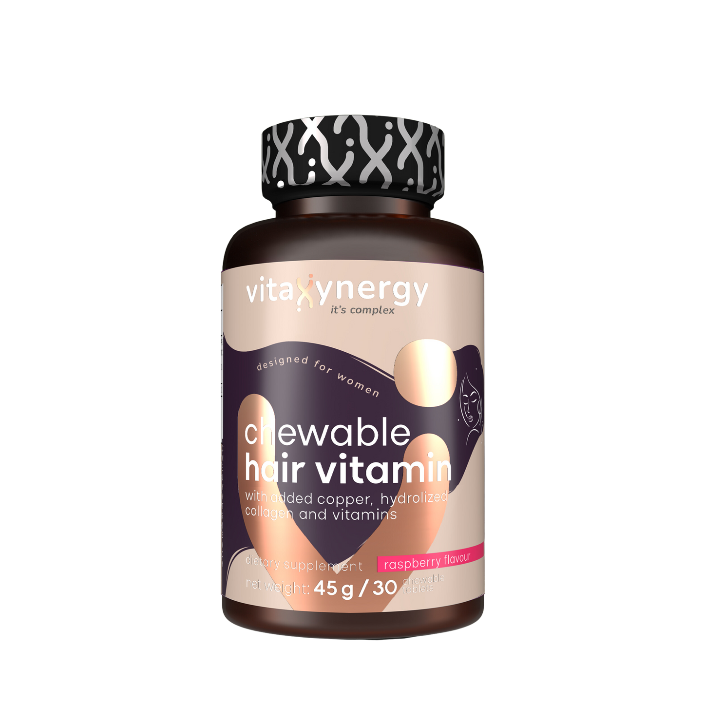 Chewable hair vitamin - Rapsberry flavor