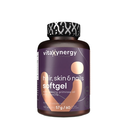 Hair, Skin & Nails Formula with Biotin, Collagen for Natural Beauty, 57g, 30 Softgels
