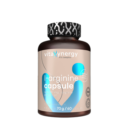 L-Arginine for healthy blood flow and circulation, 70g, 90 Capsules