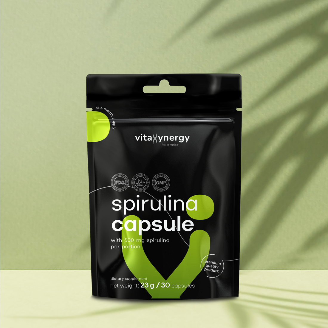 Spirulina capsules