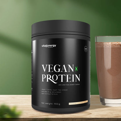 Vegan protein powder - Chocolate-cinnamon flavor