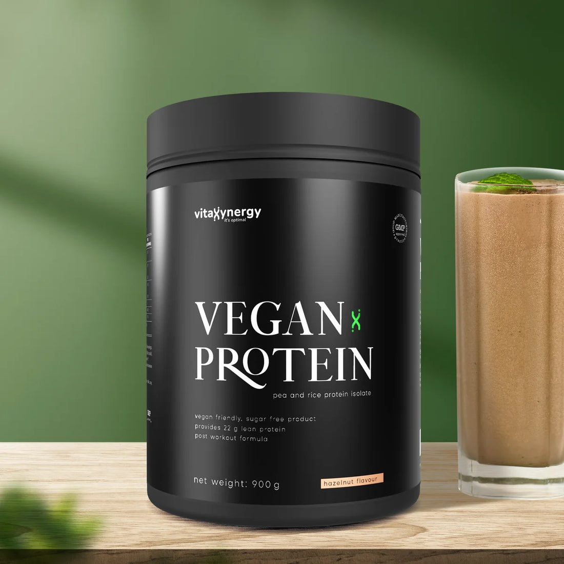 Vegan protein powder - Hazelnut flavor