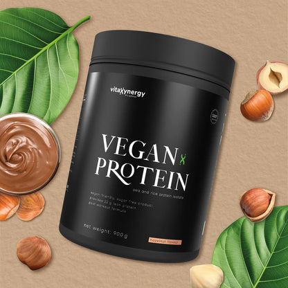 Vegan protein powder - Hazelnut flavor
