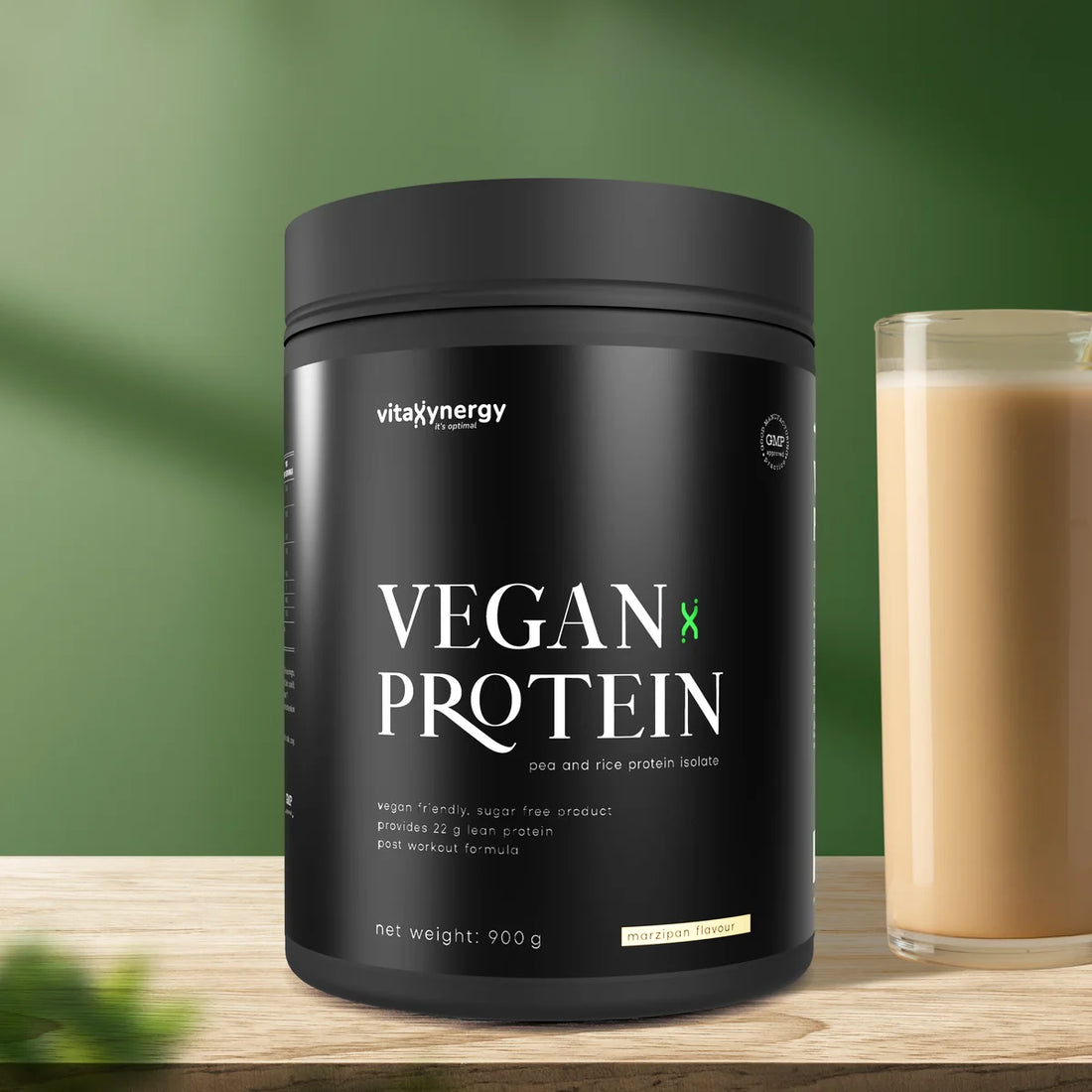 Vegan protein powder - Marzipan flavor