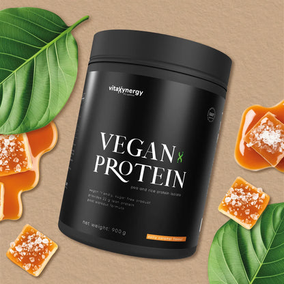 Vegan protein powder - Salted caramel flavor