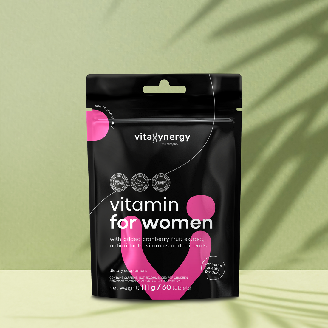 Complete Multivitamin for Women for Daily Energy, Beauty, and Vitality, 111g, 60 Tablets