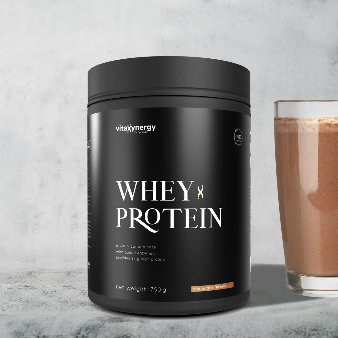Whey protein powder - Chocolate flavor