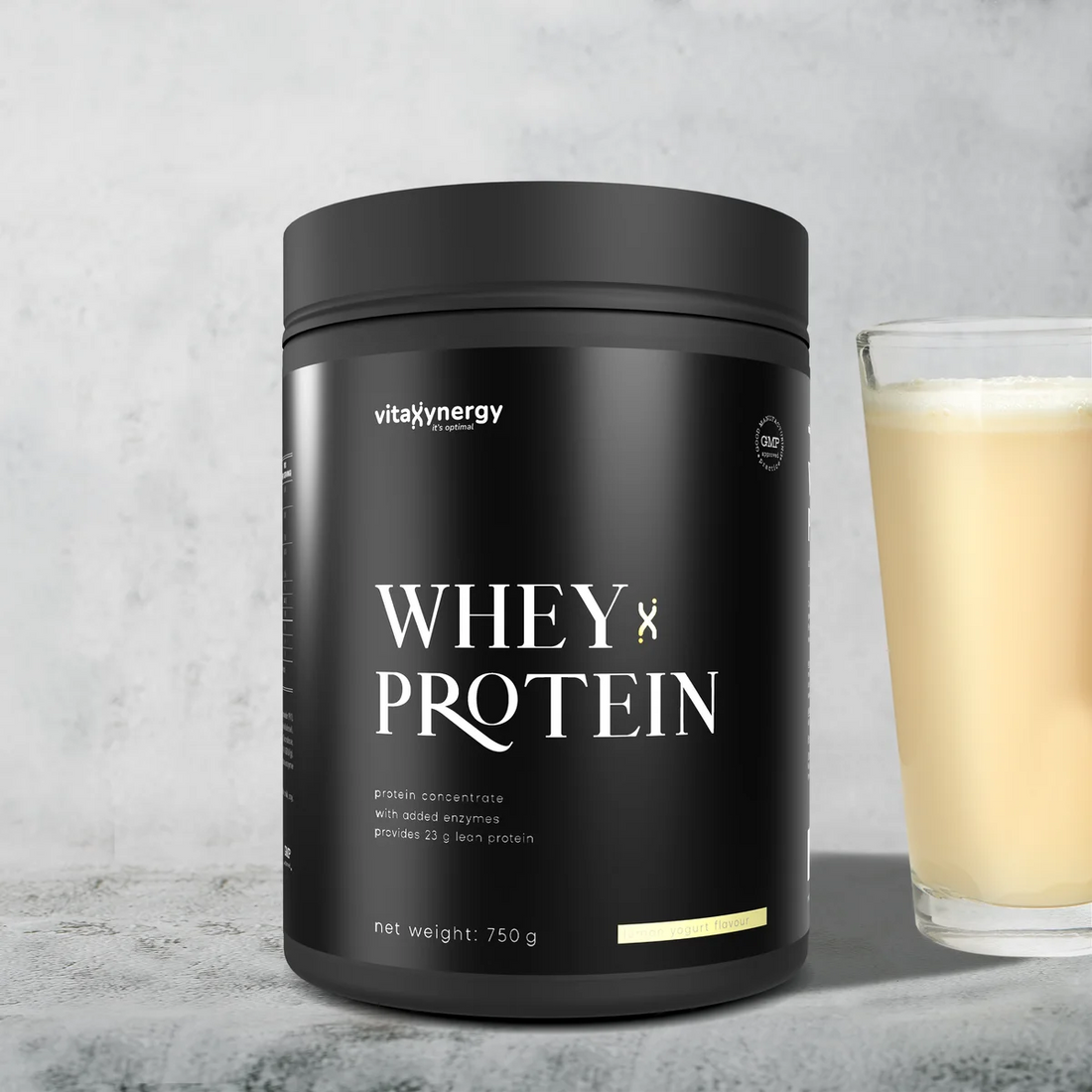Whey protein powder - Lemon-yoghurt flavor