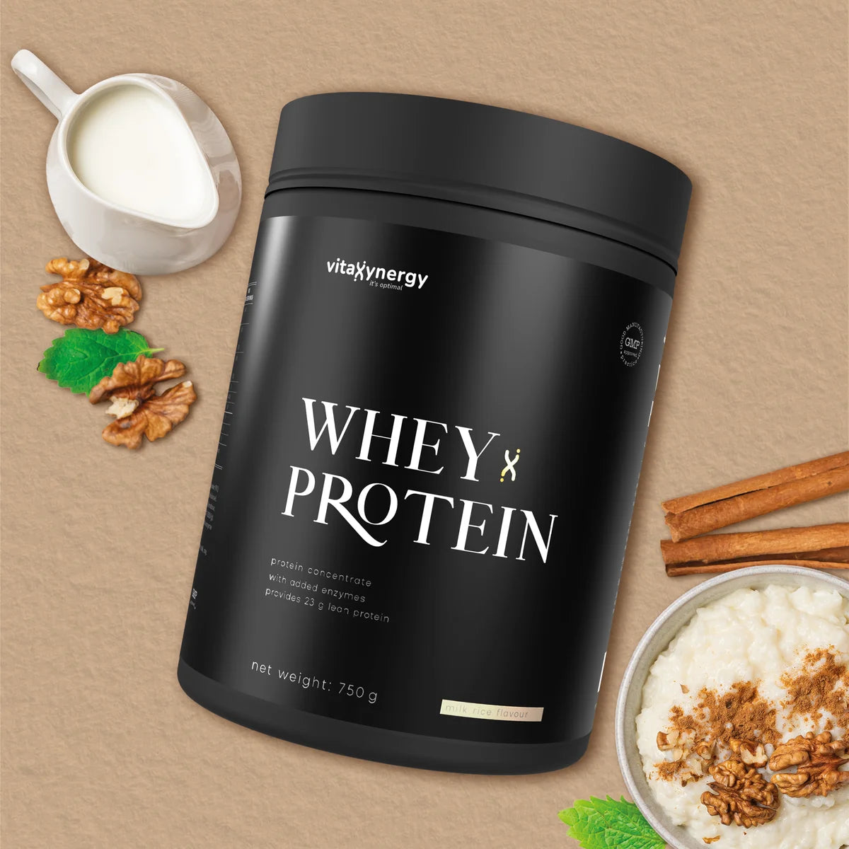 Whey protein powder - Milk rice flavor