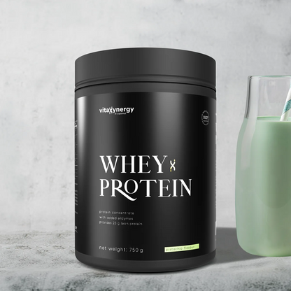 Whey protein powder - Pistachio flavor
