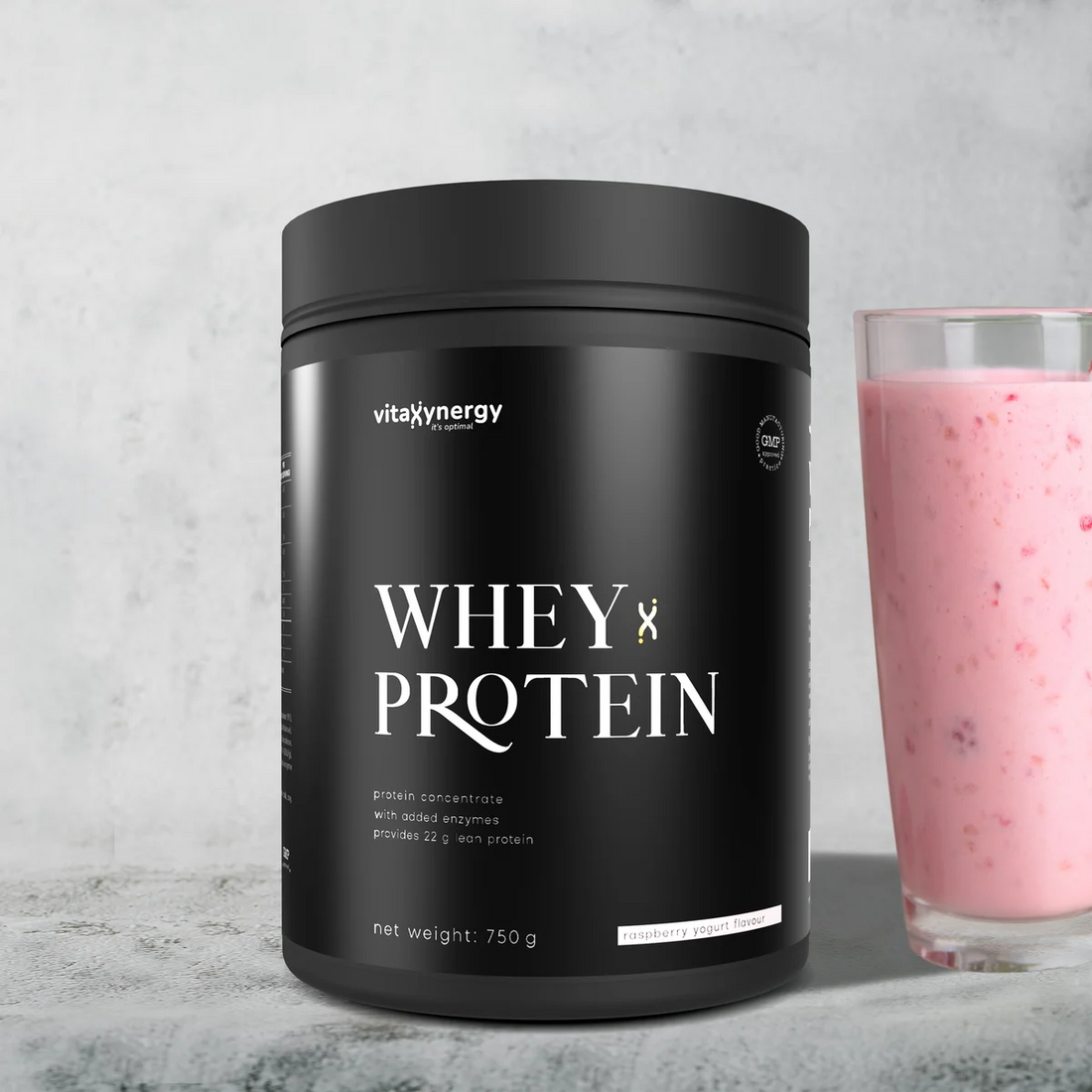Whey protein powder - Raspberry yogurt flavoured