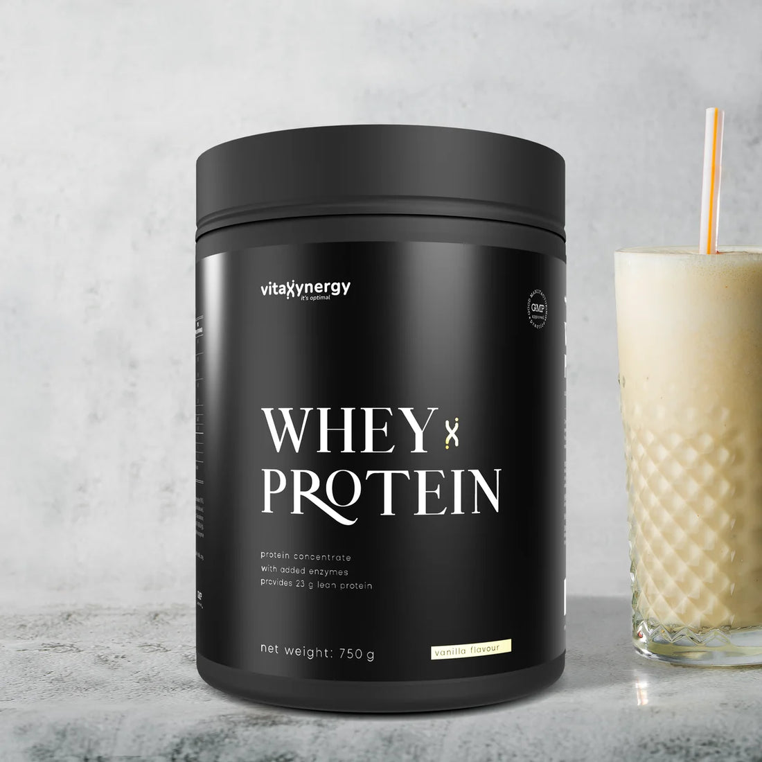 Whey protein powder - Vanilla flavor