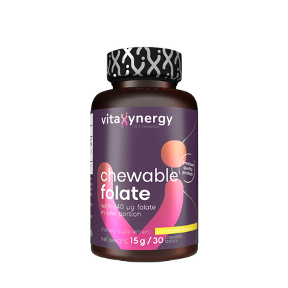 Chewable Folate tablets - Pineapple flavor