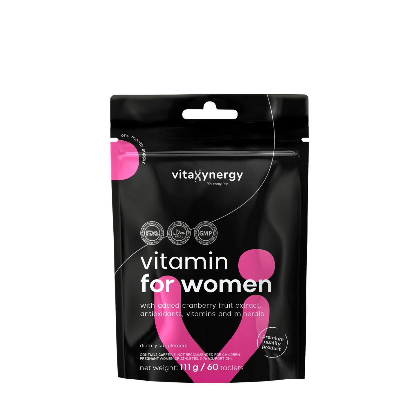 Complete Multivitamin for Women for Daily Energy, Beauty, and Vitality, 111g, 60 Tablets
