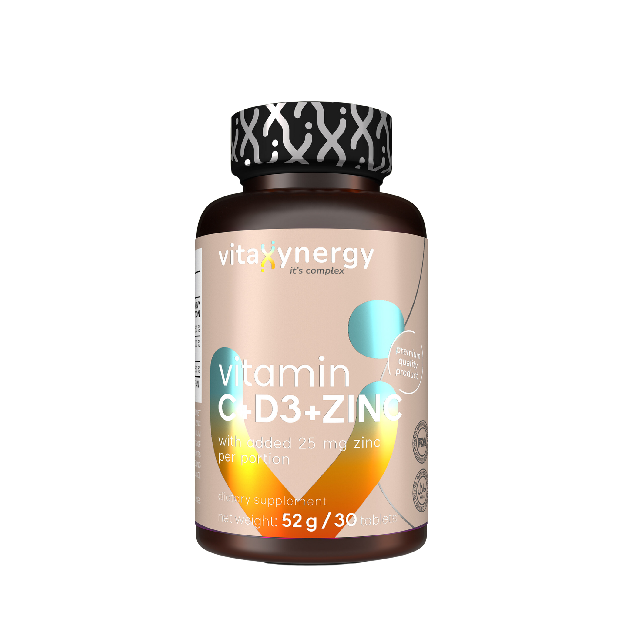 Vitamin C + D3 + Zinc tablets
